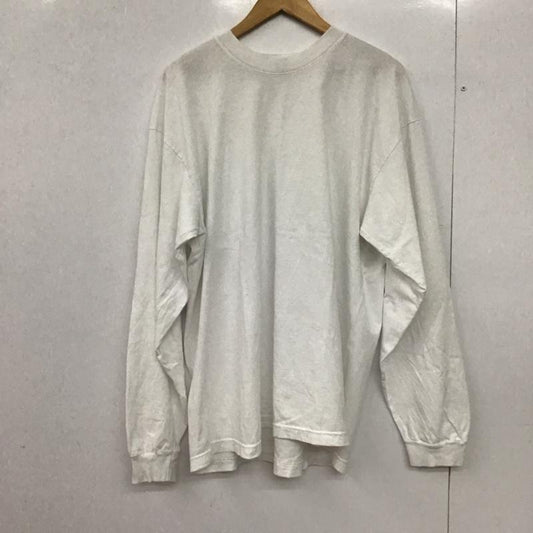 ロサンゼルスアパレル LOS ANGELES APPAREL カットソー 長袖 長袖カットソー 無地カットソー クルーネック XL 無地 白 / ホワイト /  メンズ USED 古着 中古 10149959