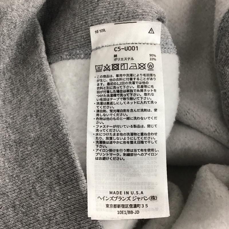 チャンピオン Champion トレーナー 長袖 長袖トレーナー スウェット クルーネック プルオーバー XL ロゴ、文字 灰 / グレー /  メンズ USED 古着 中古 10150265