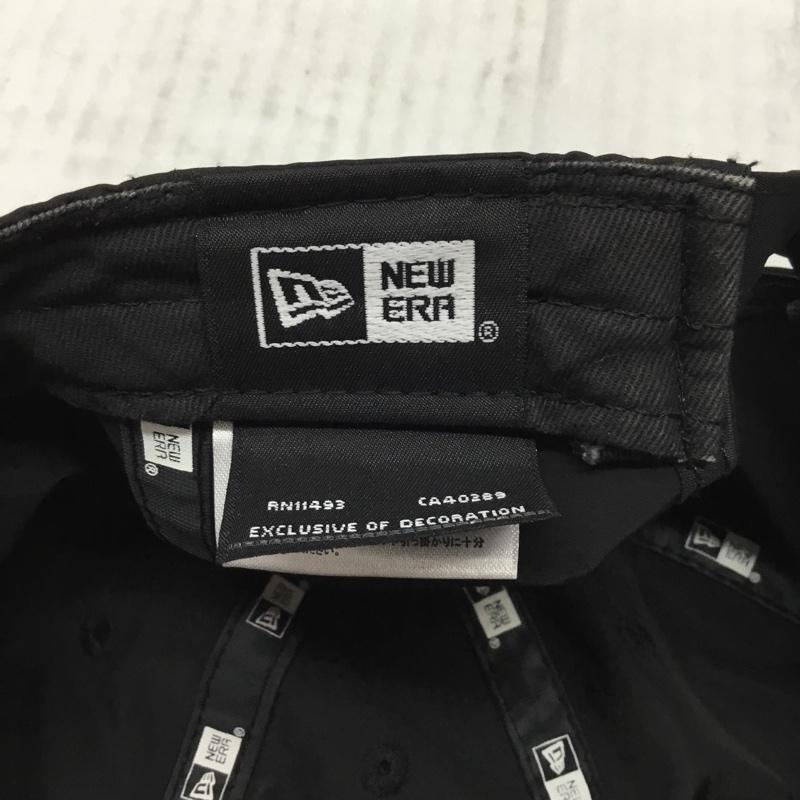 ニューエラ NEW ERA 帽子 キャップ POLIQUANT コラボレーション ロゴ、文字 黒 / ブラック /  メンズ USED 古着 中古 10110173