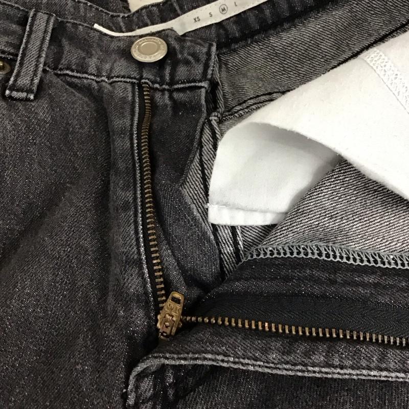 ニコアンド niko and... パンツ デニム、ジーンズ ST65DL03SW M 無地 黒 / ブラック /  レディース USED 古着 中古 10120595