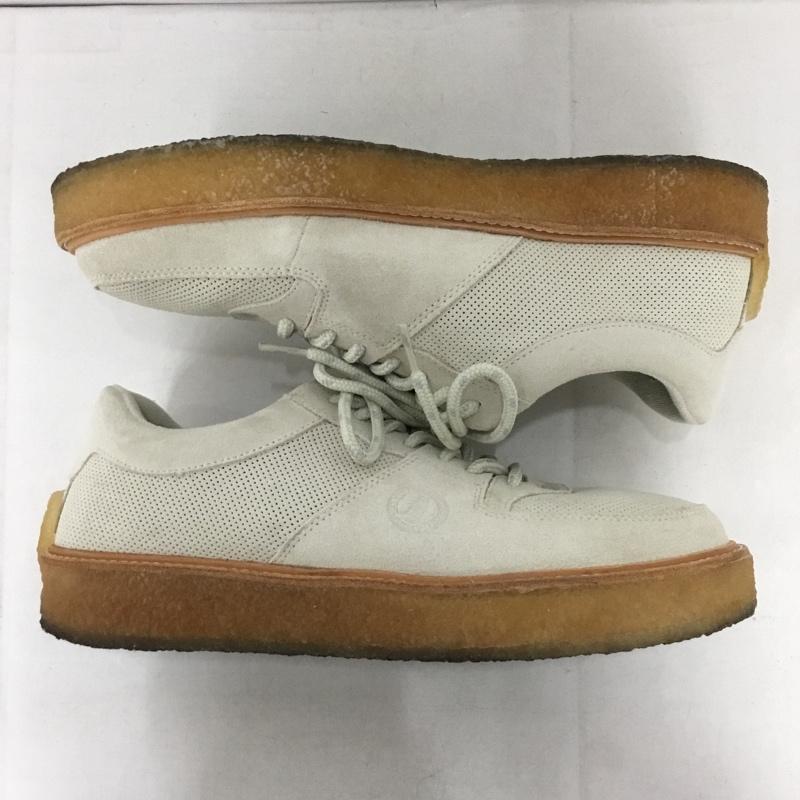 クラークス Clarks カジュアルシューズ カジュアルシューズ 61455919 ローカットスニーカー UK9.5 US：10.5 ロゴ、文字 グレージュ / グレージュ /  メンズ USED 古着 中古 10144421