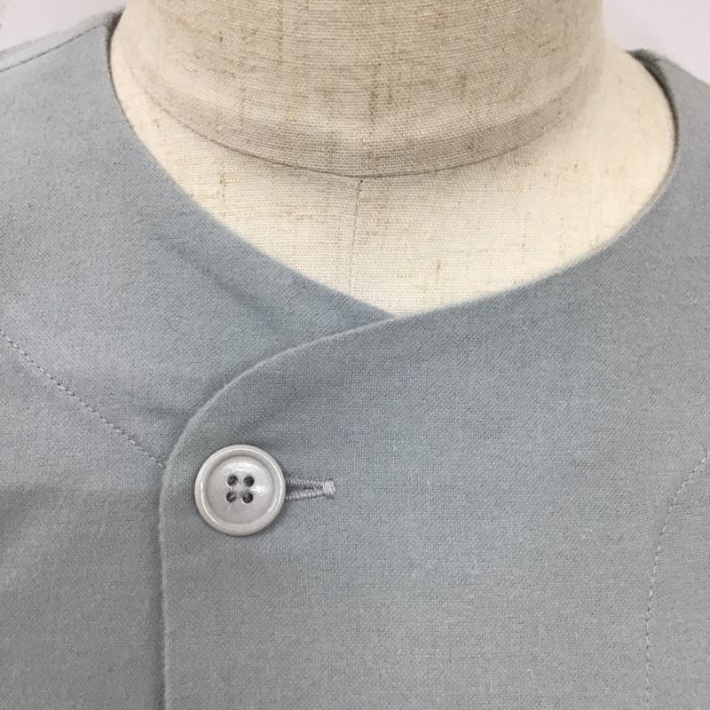 ニードルス Needles セットアップ セットアップ ノーカラーシャツ カジュアルパンツ 2点セット セットアップ XS ロゴ、文字 灰 / グレー /  メンズ USED 古着 中古 10119425