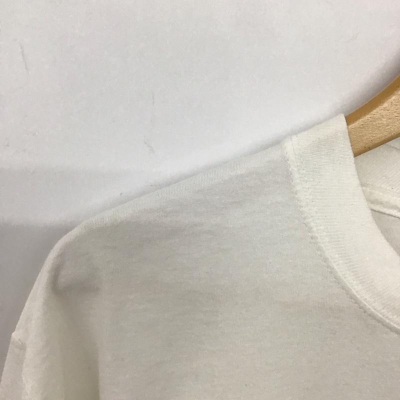 ジャージーズ JERZEES Tシャツ 半袖 半袖カットソー プリントTシャツ クルーネックカットソー salvadordali L プリント 白 / ホワイト /  メンズ USED 古着 中古 10134885