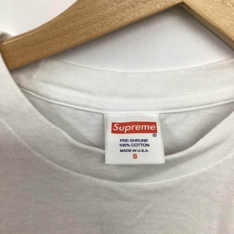 シュプリーム Supreme Tシャツ 半袖 半袖カットソー プリントTシャツ クルーネックカットソー S プリント 白 / ホワイト /  メンズ USED 古着 中古 10142899