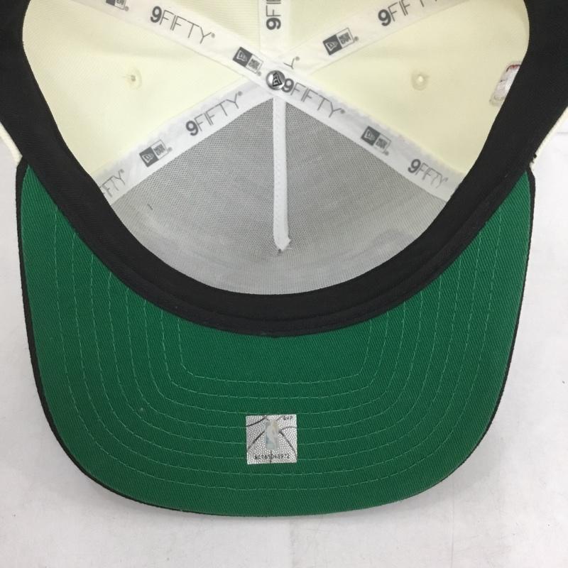 ニューエラ NEW ERA 帽子 キャップ NBA CHAMPION 9FIFTY シカゴブルズ ロゴ、文字 黒 / ブラック / X アイボリー / アイボリー /  メンズ USED 古着 中古 10138486