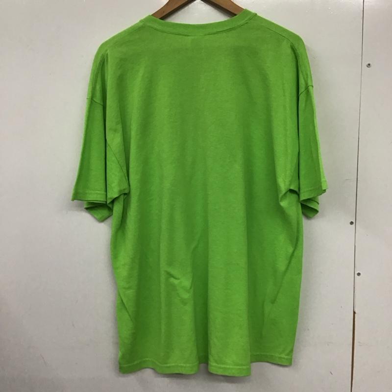ギルダン GILDAN Tシャツ 半袖 XL ロゴ、文字 X プリント 薄緑 / ライトグリーン /  メンズ USED 古着 中古 10134612