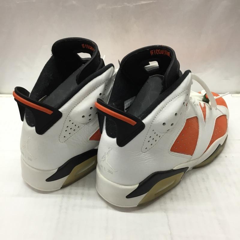 ナイキ NIKE スニーカー スニーカー 384664-145 AIR JORDAN 6 RETRO GATORADE 27.5cm 箱有 27.5cm ロゴ、文字 白 / ホワイト / X 黒 / ブラック / X 橙 / オレンジ /  メンズ USED 古着 中古 10111973