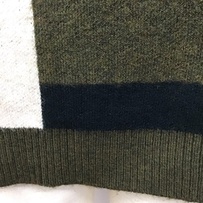 ザラ ZARA ニット、セーター 長袖 長袖ニットカットソー ニット セーター クルーネックニット M プリント マルチカラー / マルチカラー /  メンズ USED 古着 中古 10118302