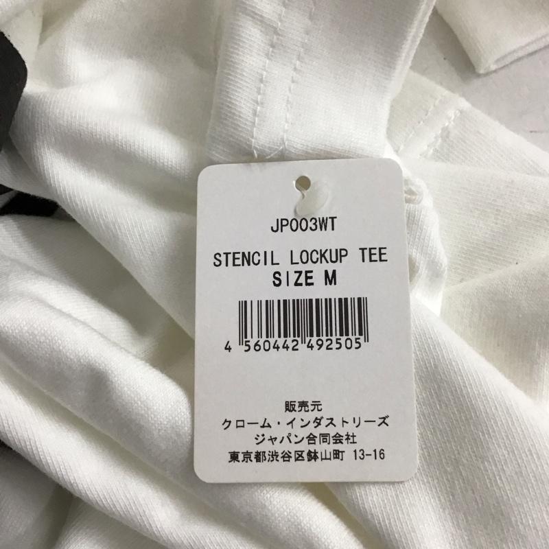 クロム CHROME Tシャツ 半袖 半袖カットソー プリントTシャツ クルーネックカットソー M プリント 白 / ホワイト /  メンズ USED 古着 中古 10131012