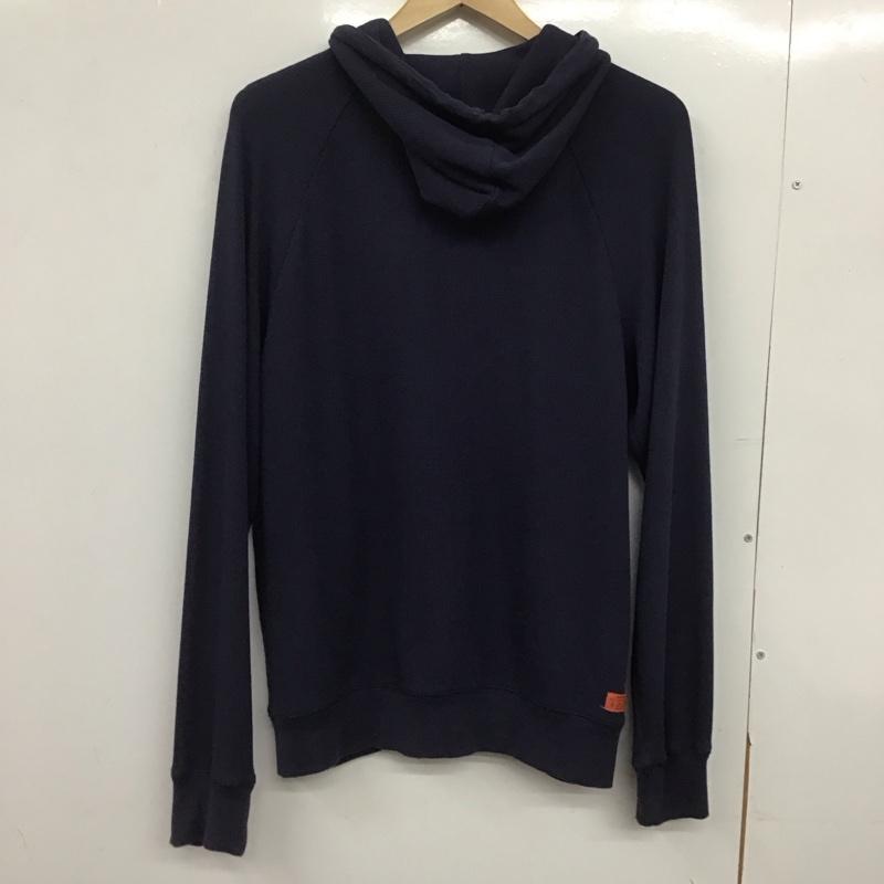 ディーゼル DIESEL パーカー 長袖 ジップアップパーカー 長袖パーカー S ロゴ、文字 紺 / ネイビー /  メンズ USED 古着 中古 10148316