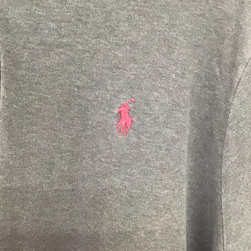 ポロラルフローレン POLO RALPH LAUREN ポロシャツ 半袖 半袖ポロシャツ カラーシャツ 半袖カットソー XL ロゴ、文字 黒 / ブラック /  メンズ USED 古着 中古 10139749