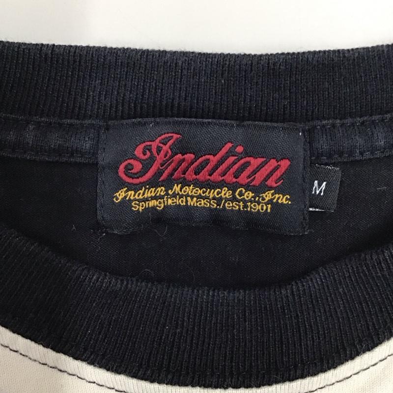 インディアン INDIAN カットソー 長袖 長袖カットソー クルーネックカットソー bettyboop M ロゴ、文字 白 / ホワイト / X 黒 / ブラック /  メンズ USED 古着 中古 10118432