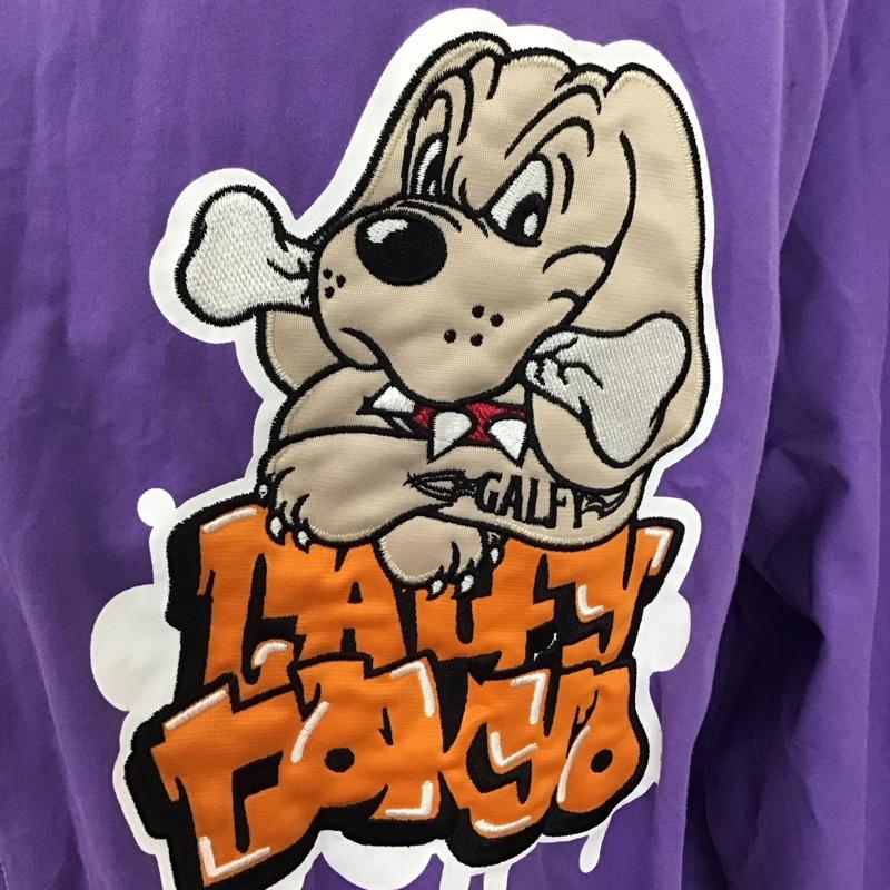 ガルフィー GALFY シャツ、ブラウス 長袖 長袖シャツ ノーポケットシャツ カラーシャツ ロゴ、文字 紫 / パープル /  メンズ USED 古着 中古 10126230
