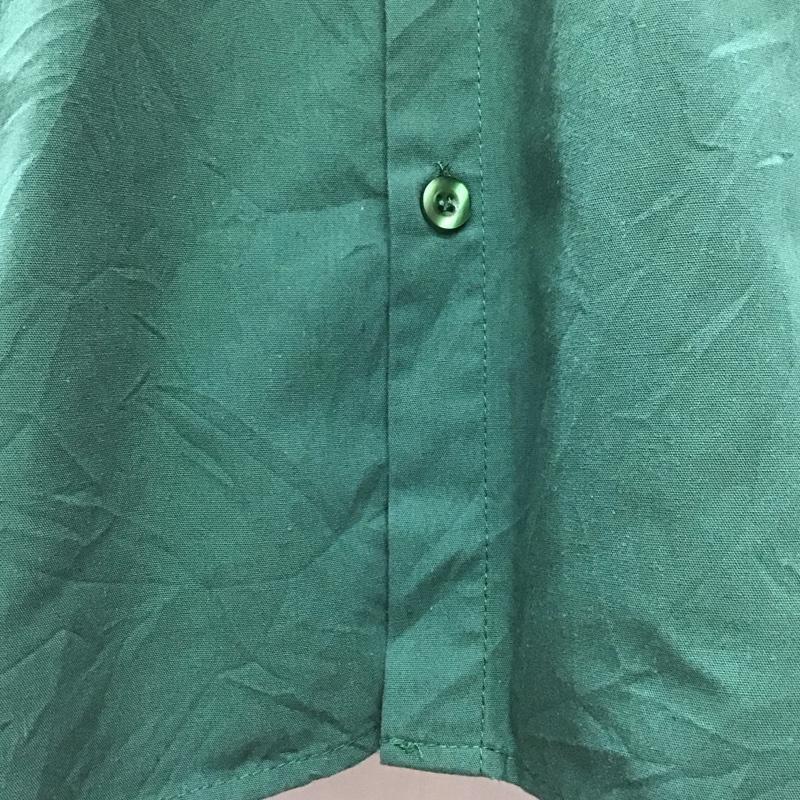 古着 USED シャツ、ブラウス 半袖 半袖シャツ カラーシャツ 半袖カットソー spirithalloween XL ロゴ、文字 緑 / グリーン /  メンズ USED 古着 中古 10116206