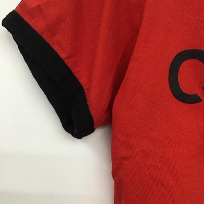 オーワイ OY Tシャツ 半袖 ショート丈 クロップド丈 ロゴ、文字 赤 / レッド /  レディース USED 古着 中古 10133711