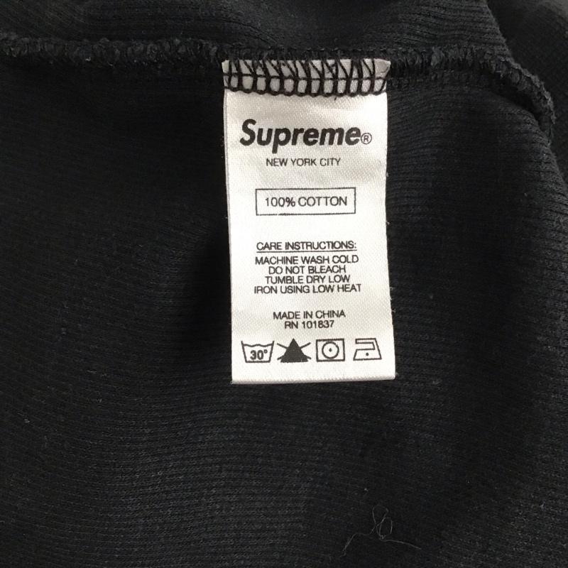 シュプリーム Supreme カットソー 半袖 19AW UniversitySSTop 半袖カットソー サーマル M 無地 黒 / ブラック /  メンズ USED 古着 中古 10126722