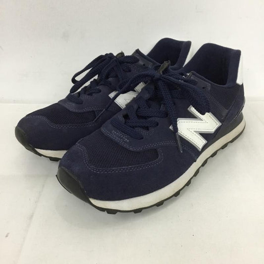 ニューバランス New Balance スニーカー スニーカー ML574EN2 27cm 27.0cm ロゴ、文字 紺 / ネイビー /  メンズ USED 古着 中古 10128978