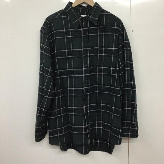 フリークスストア FREAK S STORE シャツ、ブラウス 長袖 長袖シャツ チェックシャツ カラーシャツ L チェック 緑 / グリーン /  メンズ USED 古着 中古 10142959