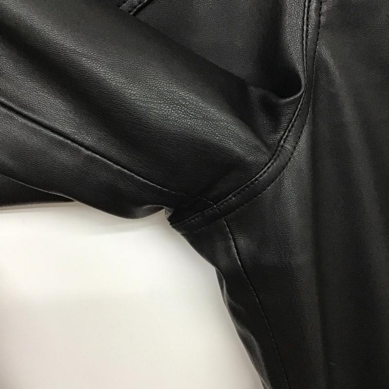 ザラ ZARA ボトムス ボトムス フェイクレザーパンツ 38 無地 黒 / ブラック /  レディース USED 古着 中古 10129271
