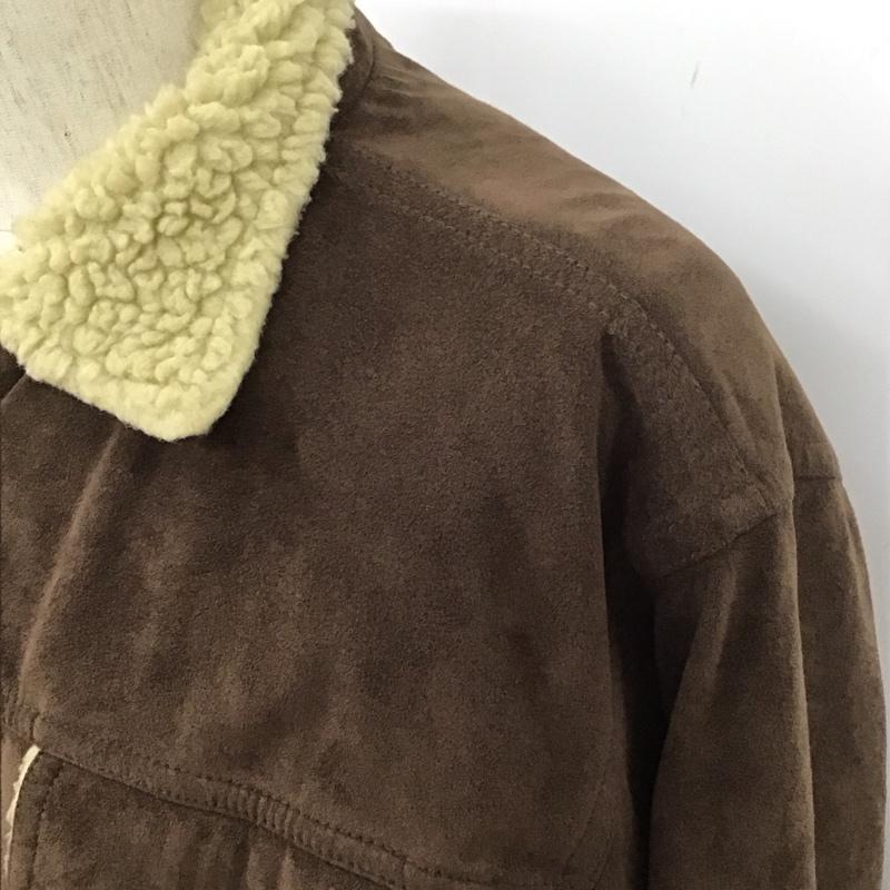 エフエイティー FAT ジャケット、上着 ジャケット、ブレザー F/04-FW/JK-04 WOLFY エコムートン ジャケット アウター ジャケット XL 無地 茶 / ブラウン /  メンズ USED 古着 中古 10109812