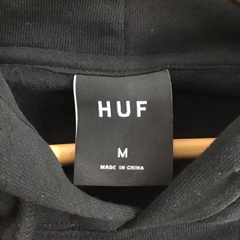 ハフ HUF パーカー 長袖 長袖パーカー プルオーバーパーカー スウェット cypresshill M プリント 黒 / ブラック /  メンズ USED 古着 中古 10149137
