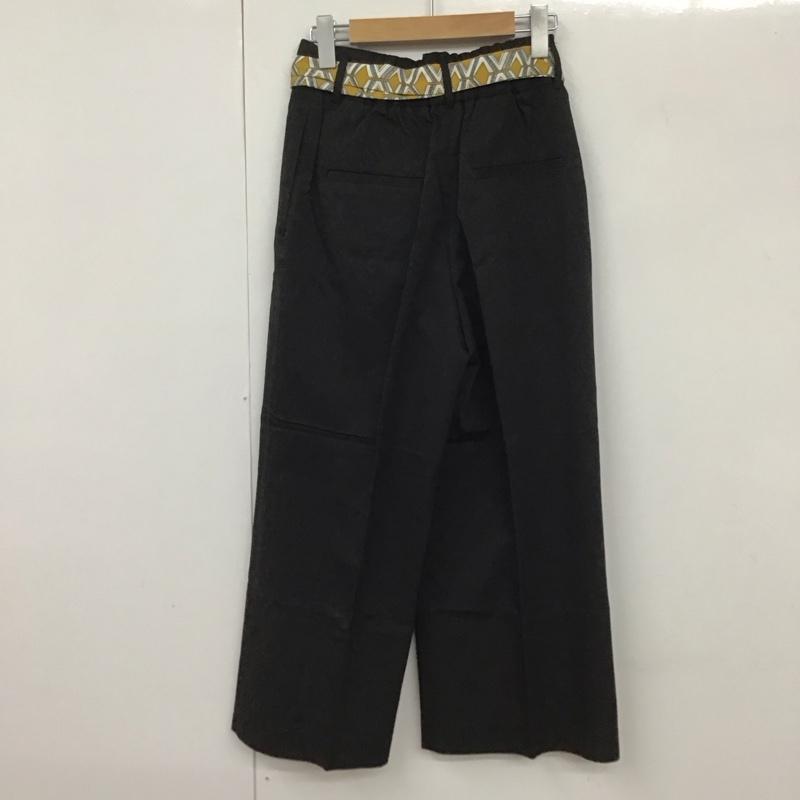 スナイデル SNIDEL パンツ ワークパンツ、ペインターパンツ ワイドパンツ カジュアルパンツ ワークパンツ FREE 無地 黒 / ブラック /  レディース USED 古着 中古 10130926