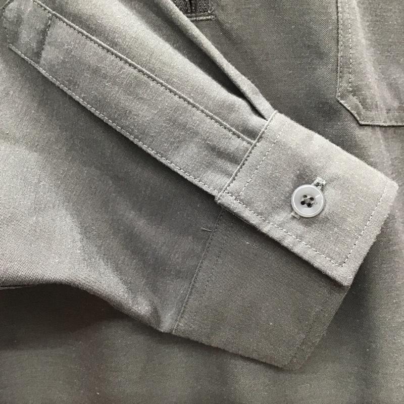 ラディアル RADIALL シャツ、ブラウス 長袖 rad-24aw-sh002 HALF ZIP SHIRT L/S L 無地 灰 / グレー /  メンズ USED 古着 中古 10122090