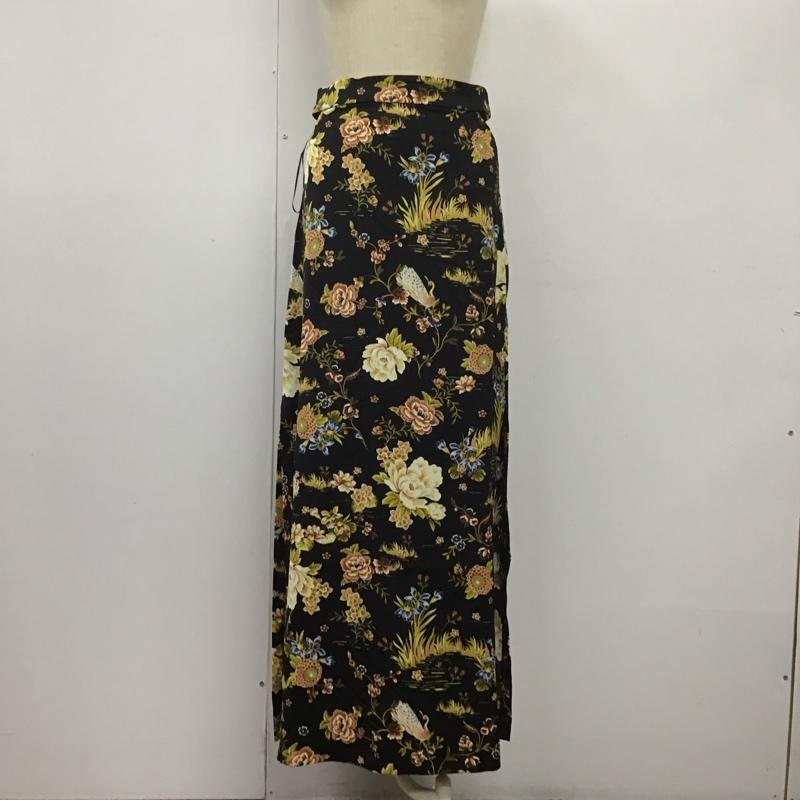 ザラ ZARA スカート ロングスカート 8462 058 800 サイドスリット XS 花柄 マルチカラー / マルチカラー /  レディース USED 古着 中古 10113504