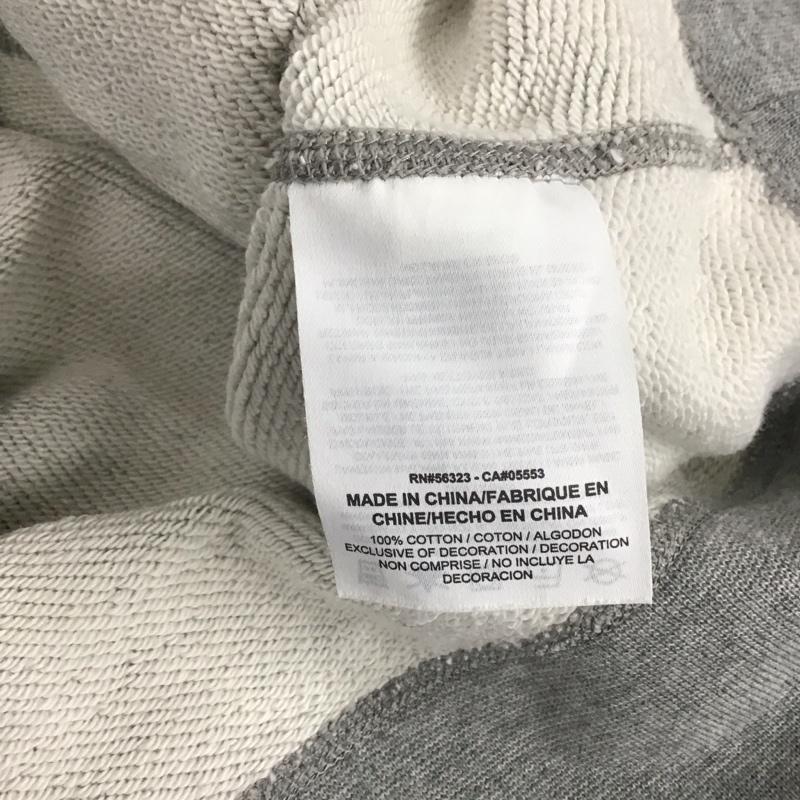 ナイキ NIKE トレーナー 半袖 半袖トレーナー クルーネックカットソー 半袖カットソー スポーツウェア M ロゴ、文字 灰 / グレー /  メンズ USED 古着 中古 10139517