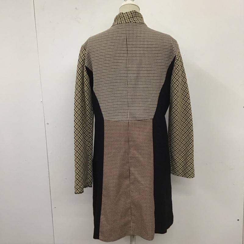 ザラウーマン ZARA WOMAN ワンピース ロングスカート 長袖ワンピース ノーカラーワンピース フレアロングワンピース M チェック マルチカラー / マルチカラー /  レディース USED 古着 中古 10111162