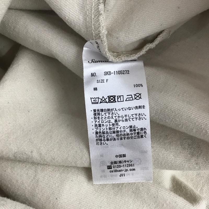 サマンサモスモス Samansa Mos2 ワンピース ロングスカート 1105272 モチーフ花柄ワンピース 長袖 FREE 総柄 アイボリー / アイボリー /  レディース USED 古着 中古 10142282