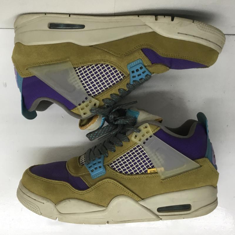 ナイキ NIKE スニーカー スニーカー UNION ユニオン AIR JORDAN 4 RETRO SPエア ジョーダン 4 レトロ DJ5718-300 26.0cm ロゴ、文字 マルチカラー / マルチカラー /  メンズ USED 古着 中古 10107076