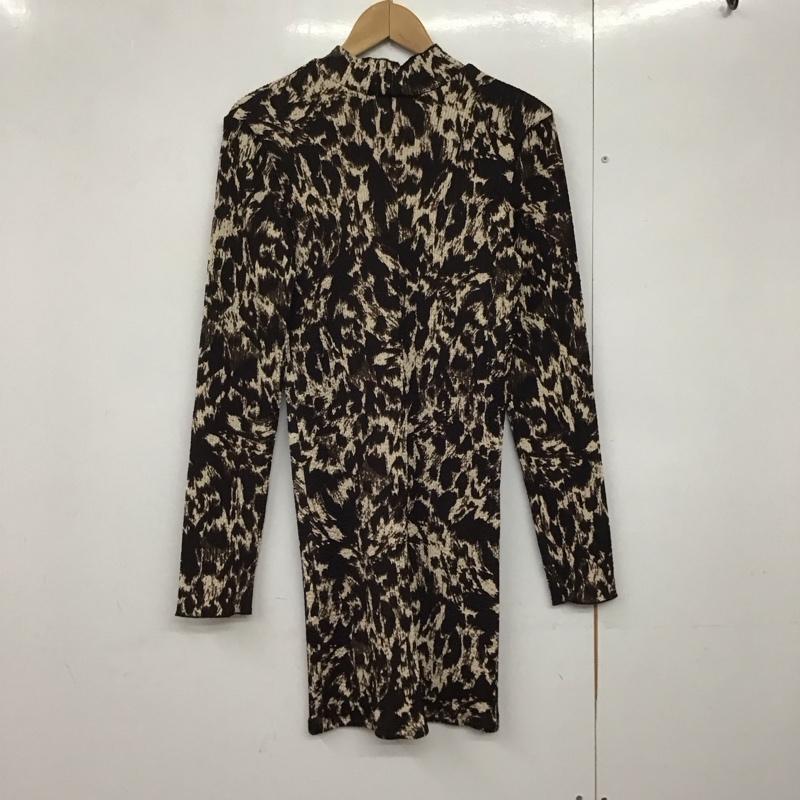 ザラ ZARA ワンピース ひざ丈スカート M  マルチカラー / マルチカラー /  レディース USED 古着 中古 10142743