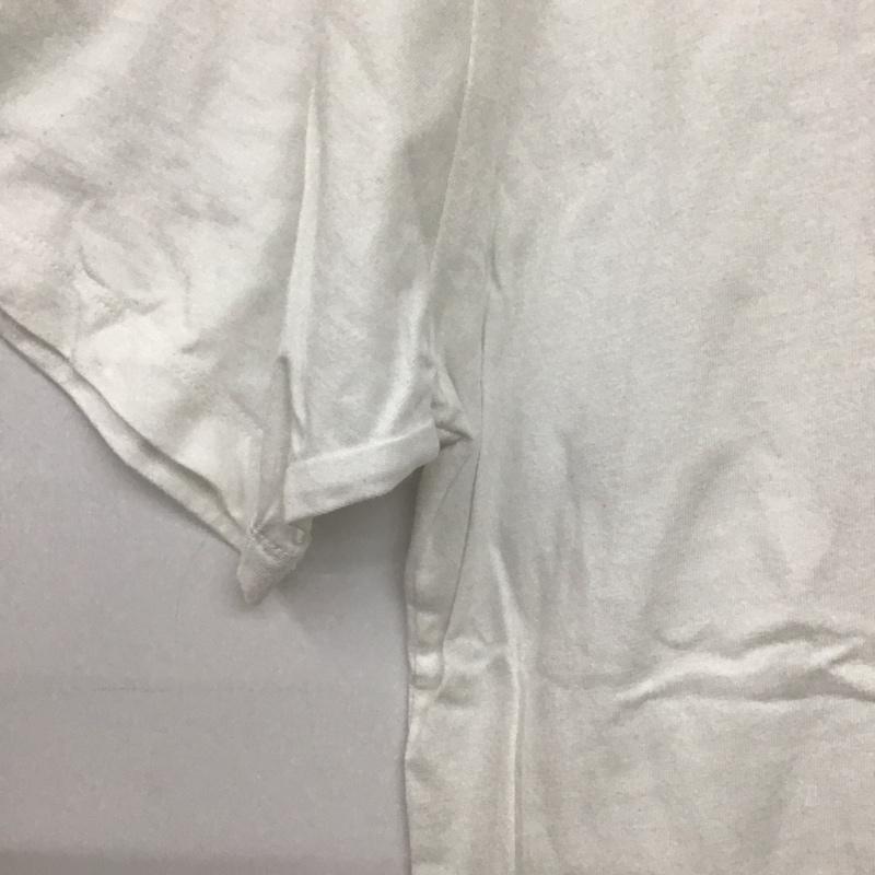 グラニフ graniph Tシャツ 半袖 半袖カットソー プリントTシャツ クルーネックカットソー L プリント 白 / ホワイト /  メンズ USED 古着 中古 10149119