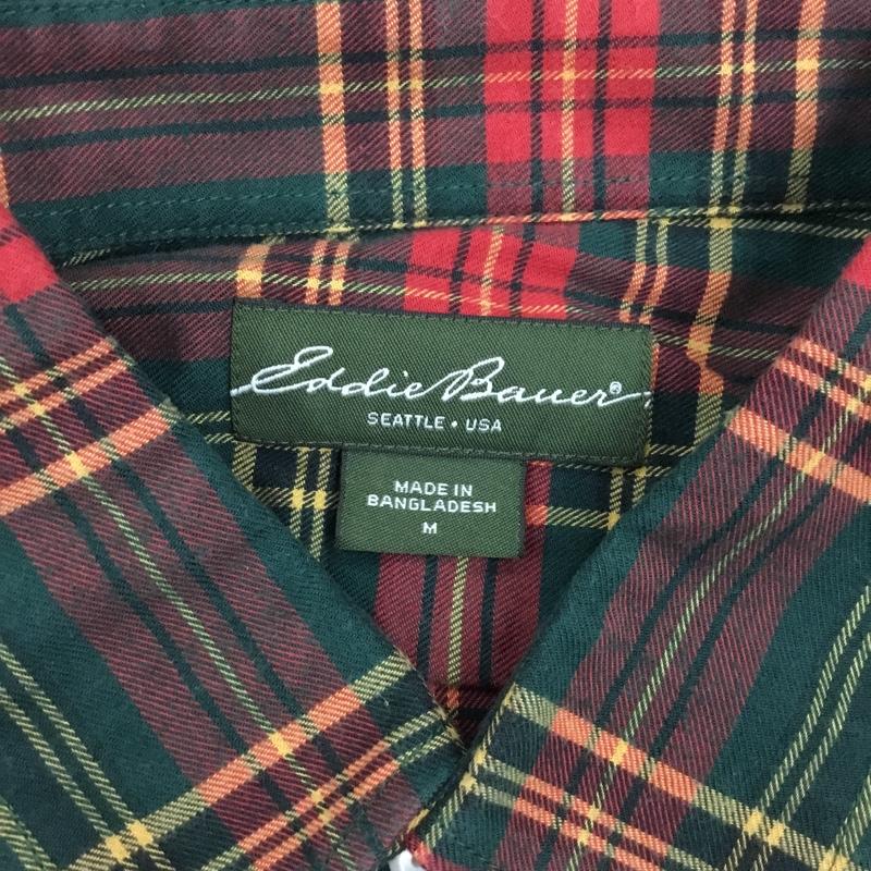 エディーバウアー Eddie Bauer シャツ、ブラウス 長袖 長袖シャツ カラーシャツ ポケットシャツ 長袖カットソー チェックシャツ M チェック マルチカラー / マルチカラー /  メンズ USED 古着 中古 10114808