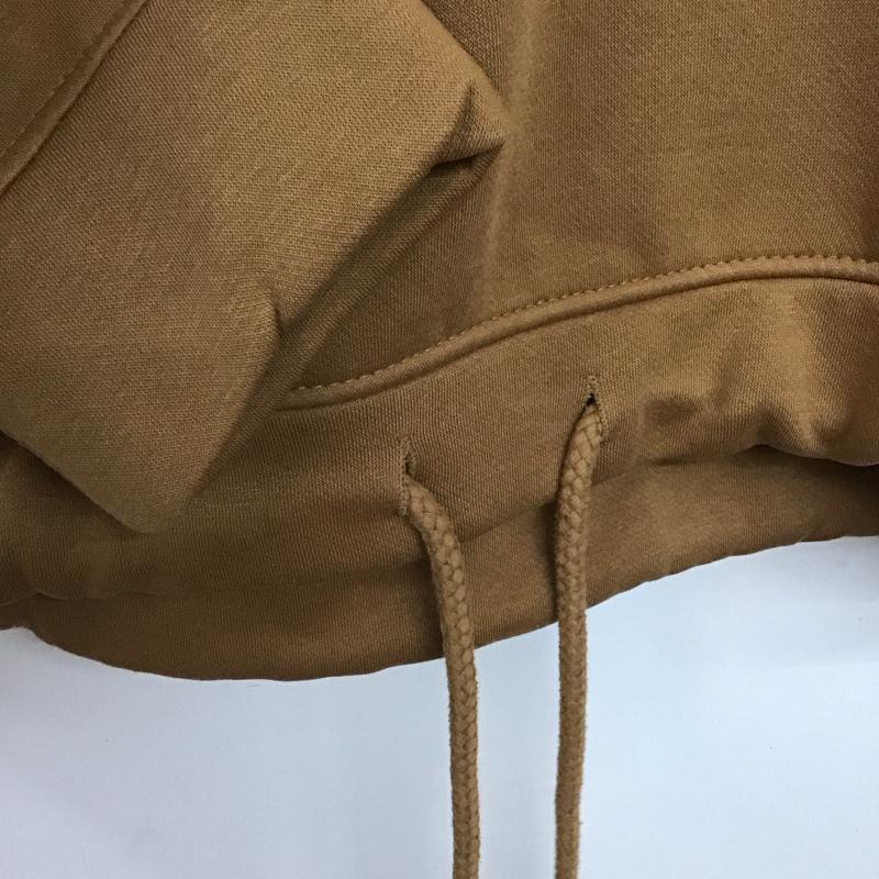 ザラウーマン ZARA WOMAN パーカー 長袖 長袖パーカー プルオーバーパーカー スウェット M 無地 茶 / ブラウン /  レディース USED 古着 中古 10145157