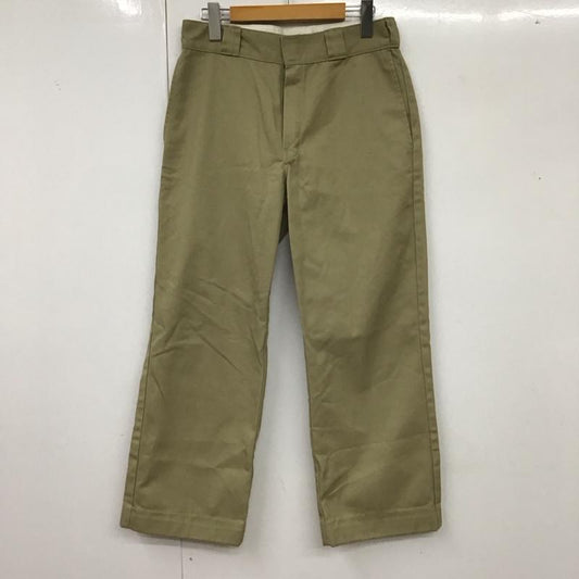 ディッキーズ Dickies パンツ チノパン チノパン カジュアルパンツ ワイドパンツ ストレートパンツ 30インチ 無地 ベージュ / ベージュ /  メンズ USED 古着 中古 10117668