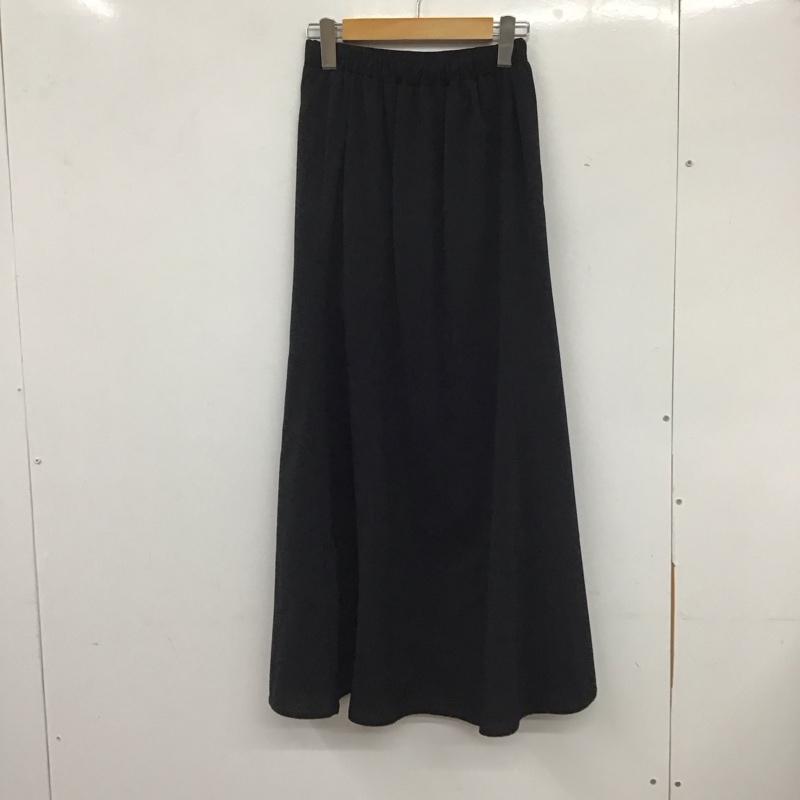ディスコート Discoat スカート ロングスカート M 無地 黒 / ブラック /  レディース USED 古着 中古 10133506