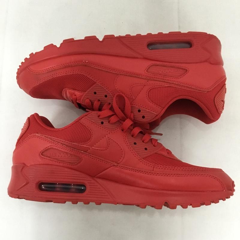 ナイキ NIKE スニーカー スニーカー CZ7918-600 AIR MAX 90 28cm 28.0cm ロゴ、文字 赤 / レッド /  メンズ USED 古着 中古 10131643