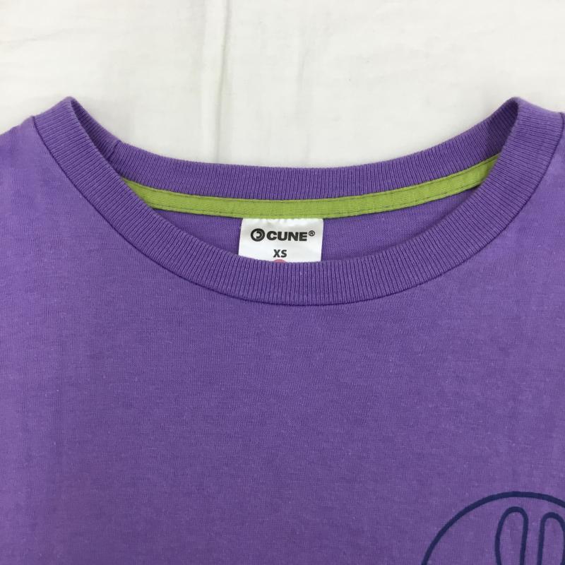 キューン CUNE Tシャツ 半袖 S キャラクター 紫 / パープル /  メンズ USED 古着 中古 10133771