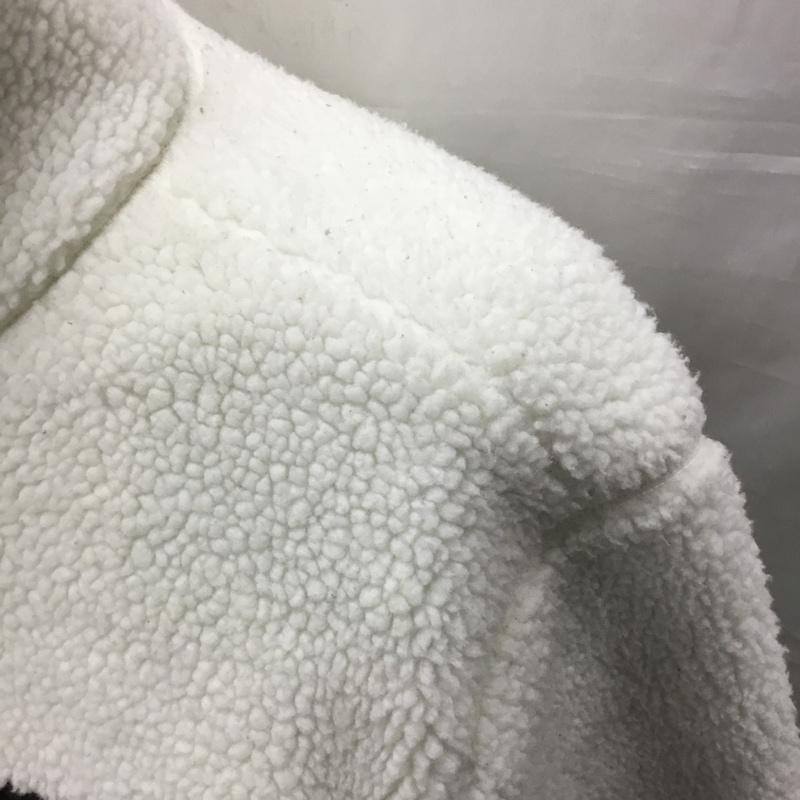 ステューシー STUSSY ジャケット、上着 ジャンパー、ブルゾン GORE WINDSTOPPER シェルパフリースジャケット S ロゴ、文字 白 / ホワイト / X 黒 / ブラック /  メンズ USED 古着 中古 10120994