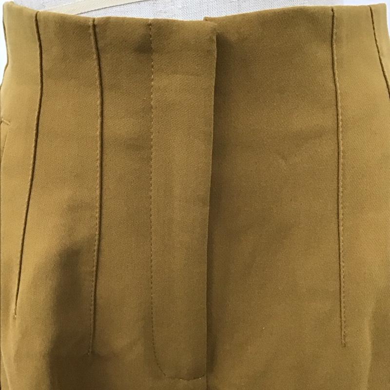 ザラ ZARA パンツ スラックス 7901 432 305 ハイウエスト テーパードパンツ S 無地 マスタード / マスタード /  レディース USED 古着 中古 10118472