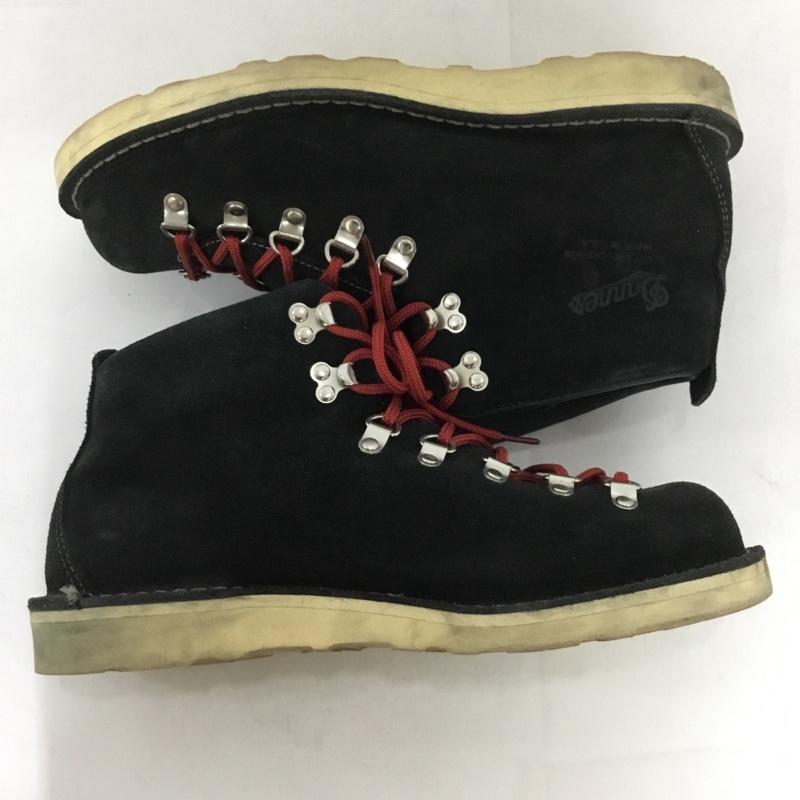 ダナー Danner ブーツ ショートブーツ 30812 マウンテンライト US9 US：9 ロゴ、文字 黒 / ブラック /  メンズ USED 古着 中古 10131029