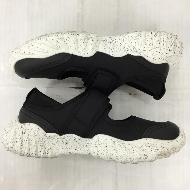 ザラ ZARA スニーカー スニーカー 5820 910 040 ストラップ ローカット EU37 無地 黒 / ブラック /  レディース USED 古着 中古 10109919