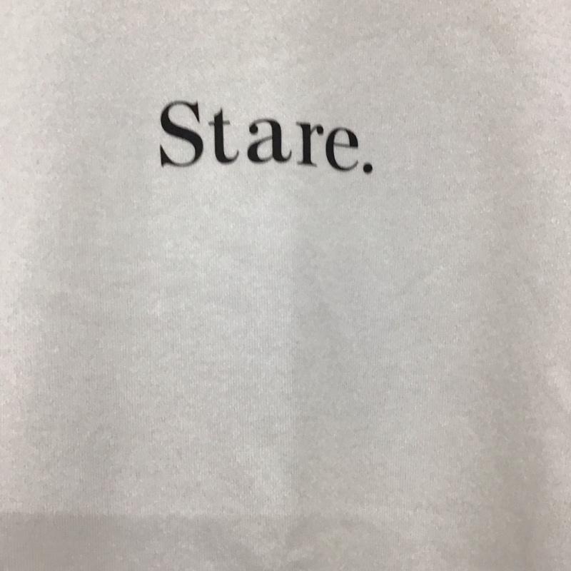 サマンサモスモス Samansa Mos2 トレーナー 長袖 長袖トレーナー スウェット クルーネック プルオーバー FREE ロゴ、文字 白 / ホワイト /  レディース USED 古着 中古 10142505