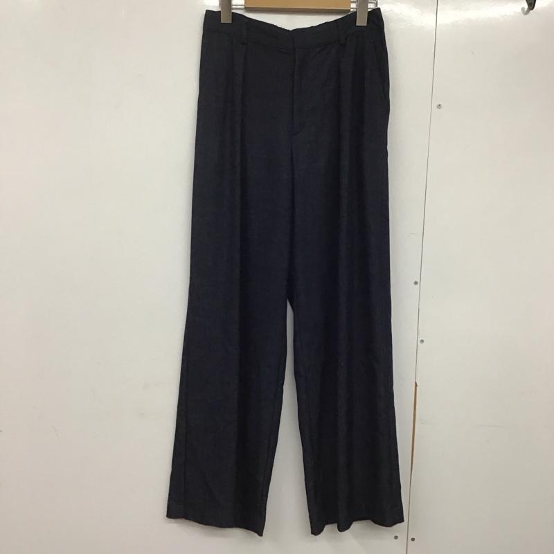 ニジュウサンク 23区 パンツ スラックス 38 無地 紺 / ネイビー /  レディース USED 古着 中古 10144526