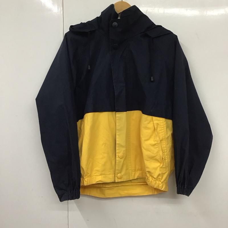 ノーティカ NAUTICA ジャケット、上着 ジャンパー、ブルゾン ジップアップジャケット ナイロンジャケット アウター L ロゴ、文字 紺 / ネイビー / X 黄 / イエロー /  メンズ USED 古着 中古 10131633