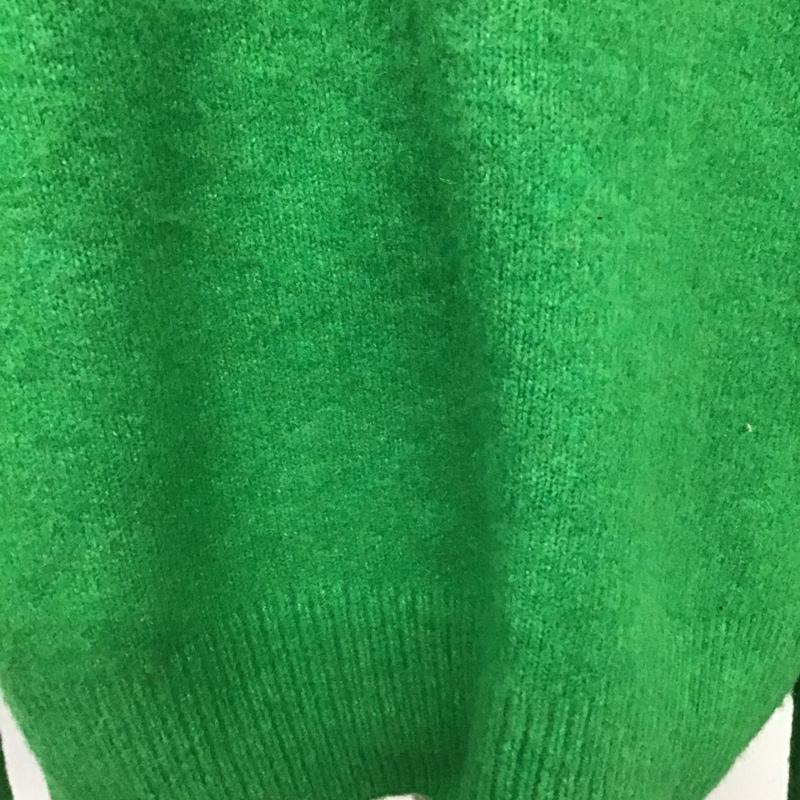 ザラ ZARA ニット、セーター 長袖 5536 112 500 ハイネック タートルネック L 無地 緑 / グリーン /  レディース USED 古着 中古 10119605