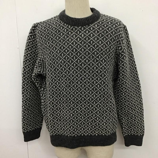 エルエルビーン L.L.Bean ニット、セーター 長袖 S  灰 / グレー / X 白 / ホワイト /  メンズ USED 古着 中古 10111713