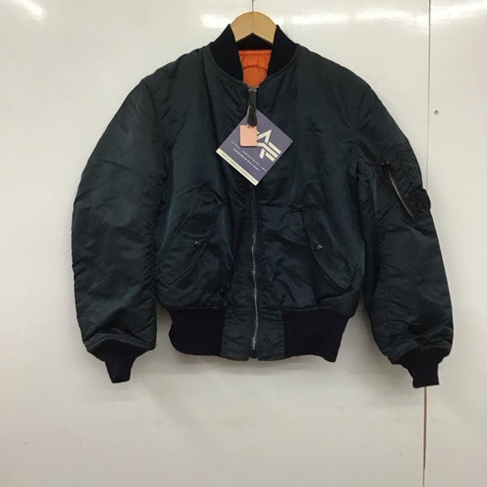 アルファインダストリー Alpha Industries ジャケット、上着 ジャンパー、ブルゾン ジップアップジャケット ナイロンジャケット アウター S 無地 紺 / ネイビー /  メンズ USED 古着 中古 10134061